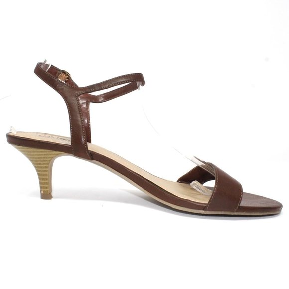 Unlisted by Kenneth Cole Womens Size 9.5M Kind Deed Luggage Brown Strappy Sandal - Picture 8 of 13